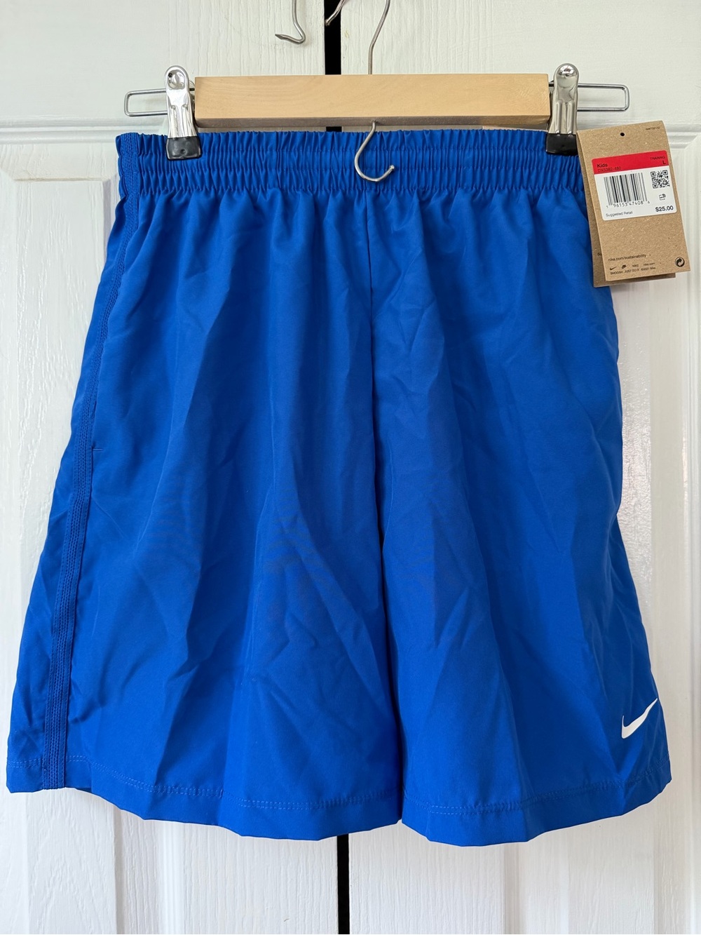 Boys Youth Men’s Royal Blue Athletic Shorts